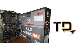 MSI B450 Tomahawk MAX II  ATX Gaming Motherboard  B450 Motherboard Review [upl. by Taima]