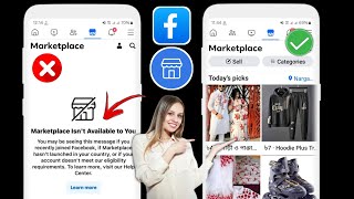 How To Fix Facebook Marketplace Isnt Available To You 2024  Marketplace Isnt Available Issue [upl. by Loredana]