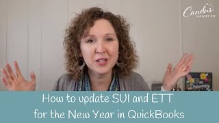 How to update SUI and ETT in QuickBooks [upl. by Nunci317]