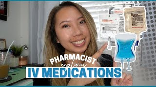 Hospital Pharmacist Explains  How to Verify IV Medications IV Mini Bags IV Compounds IV Duplex [upl. by Vlada]