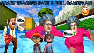 Scary teacher part 5 gameplay Scary teacher in tamil horror on vtg [upl. by Eruza]