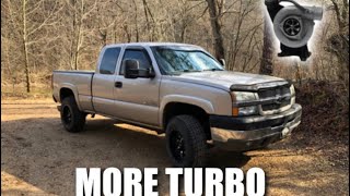 MORE TURBO WHISTLE on a Duramax Easy Mods [upl. by Franky282]