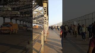 800meterlong pillarless Howrah bridge 😱 shorts trending howrahbridge [upl. by Nahtanaoj366]