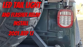 Installing LED Taillights on Jeep TJ [upl. by Felisha643]