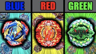 The BEST Beyblade of Every COLOR [upl. by Yenobe]