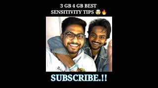 3 GB  4 GB MOBILE PERFECT SENSITIVITY TIPS 🤯🔥  FREEFIRE FACTS maheshff shortsfeed viral [upl. by Arinaid]