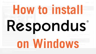 Windows How to install Respondus Lockdown Browser at Clemson [upl. by Dirk]