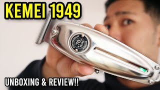 Kemei KM1949 Trimmer Review  Best Budget Trimmer for Beginners [upl. by Llorre620]