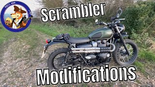 Scrambler Modifications  Triumph Scrambler 900 [upl. by Kilah]