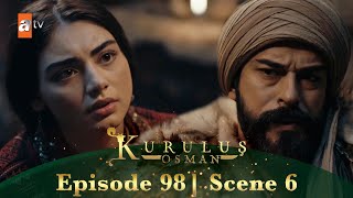 Kurulus Osman Urdu  Season 2 Episode 98 Scene 6  Mera dil ghamzada hai [upl. by Yenitsed]