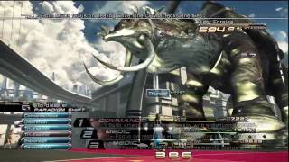 Final Fantasy XIII  Adamantoise Stage 2 13000 HP T2 weapons no summonshrouds [upl. by Anaiad828]