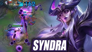 Wild Rift Syndra Gameplay  New Champion Build amp Runes [upl. by Airdnalahs]