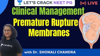 Premature Rupture of Membranes  Clinical Management  NEET PG 2021  Dr Shonali Chandra [upl. by Winslow315]