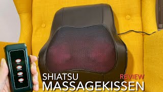 Kompaktes Shiatsu Massagegerät mit Heizfunktion  5 Wochen getestet  Fazit [upl. by Bohannon688]