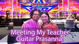 Meeting My Teacher Guitar Prasanna [upl. by Neyrb]