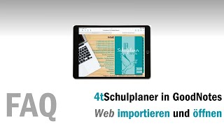 Schulplaner importieren und öffnen in der Web Version von GoodNotes [upl. by Ettenaej]