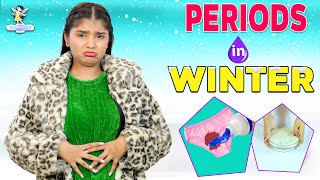 PERIODS vs WINTERS  Teenager Life Hacks  Anaysa [upl. by Magena103]