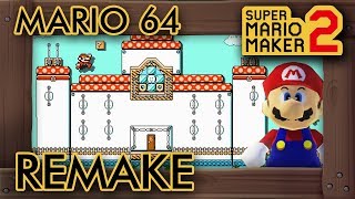 Super Mario Maker 2  Incredible Super Mario 64 Remake Level [upl. by Priscella]