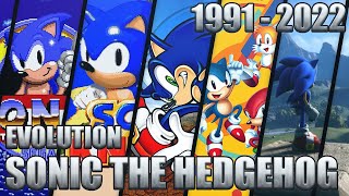 Evolution of Sonic The Hedgehog Games  1991  2022 ソニック・ザ・ヘッジホッグ [upl. by Yddeg]