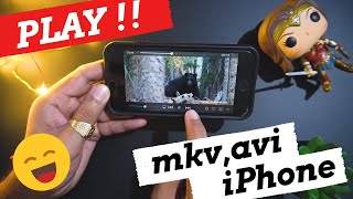 How to Play Any Video Format on iPhone  MKV AVI MP4 Video Transfer [upl. by Rodama836]