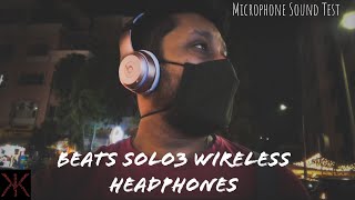 BEATS SOLO 3 WIRELESS  Microphone Sound Test [upl. by Anse]