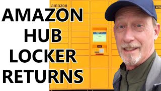 How To Use An Amazon Hub Locker To Return A Package  Find A Hub Locker amp Drop Off Your Returns [upl. by Annoif]