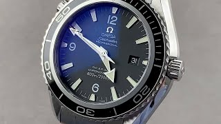 Omega Seamaster Planet Ocean 22005000 Omega Watch Review [upl. by Anitahs]