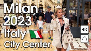 Milan 🇮🇹 City Center  4K  Walking Tour [upl. by Hoo]