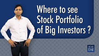 Where to see Stock Portfolio of Big Investors [upl. by Tolman]