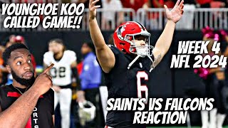 Reaction To New Orleans Saints vs Atlanta Falcons Game Highlights  NFL 2024 Season Week 4 [upl. by Laurens]