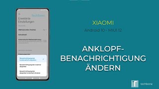 Anklopfbenachrichtigung  Xiaomi Android 10  MIUI 12 [upl. by Pavia357]