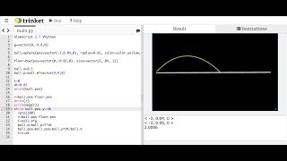 Visualizing a Moving Ball with Python and the Momentum Principle [upl. by Nimajneb]