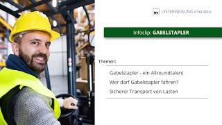 Gabelstabler  Unterweisung interaktiv  Universum Verlag GmbH [upl. by Gregrory]