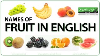 Fruit in English  Learn English Vocabulary about Fruit with Pictures [upl. by Tadashi149]