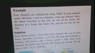 Time Division Multiplexing TDM Numerical with solution [upl. by Geier]