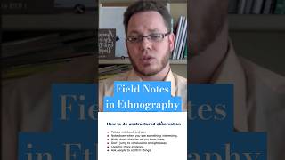 Field Notes in Ethnography [upl. by Demetra623]