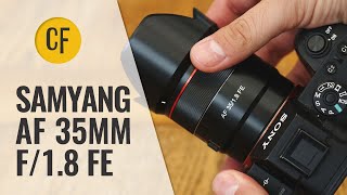 Samyang AF 35mm f18 FE lens review with samples Fullframe amp APSC [upl. by Odlareg]