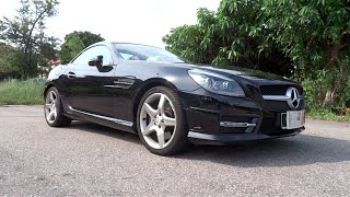 2012 MercedesBenz SLK 200 AMG Sport StartUp Full Vehicle Tour and Test Drive [upl. by Fermin]