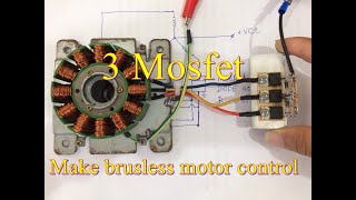 How to make brushless motor controller  Brushless BLDC Motors 12V  24V [upl. by Burley]