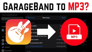 GarageBand to MP3 iPadiPhone [upl. by Leile]