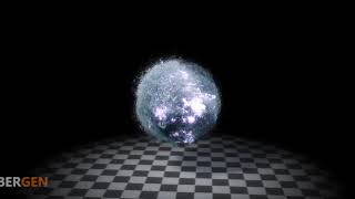 Simulated GPU Particle Energy Orbs with EmberGen [upl. by Malynda237]