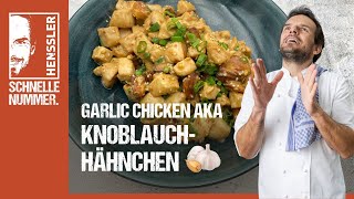 Schnelles Garlic Chicken Rezept von Steffen Henssler [upl. by Hofmann192]