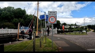 Lock 4  Crinan Canal  Full Cycle Argyll amp Bute Scotland [upl. by Conte519]