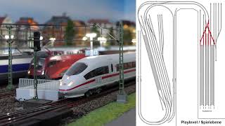 Moderne MärklinH0Anlage Update 1  Überblick mit Gleisplan – Modellbahn mit Oberleitung ICE [upl. by Stig354]