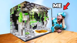 I Built Minecraft IRL for my Axolotl [upl. by Viscardi]