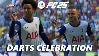 EA Sports FC 25 How To Do Darts Celebration Maddison [upl. by Odnomar]