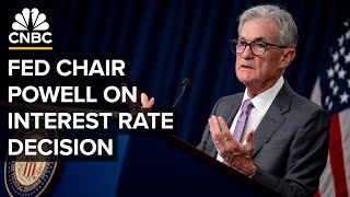 Federal Reserve Chair Powell speaks after Fed lowers interest rates by half point — 9182024 [upl. by Kirstin]