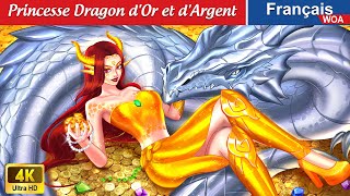 Princesse Dragon dOr et dArgent 👸🐲 Contes De Fées 🌛 Fairy Tales  WOA  French Fairy Tales [upl. by Elaen]