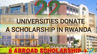 KAMINUZA 22 ZAMBERE ZITANGA SCHOLARSHIP MU RWANDA amp ABROAD SCHOLARSHIP NEW APPLICATION ✈️🔥🔥🔥 [upl. by Nnylatsyrc]