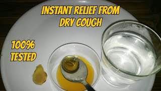 Dry cough  Sore throat  Instant relief home remedies  Cold and cough  Cookingmypassion [upl. by Zsa Zsa497]